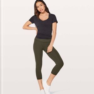 Lululemon Wunder Under Crop  Leggings Size 6